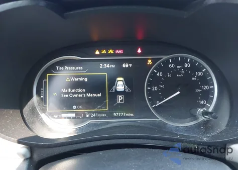 2021 Nissan Versa Sv Xtronic Cvt из США, поврежденный, VIN 3N1CN8EVXML826061